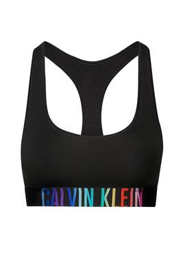 Bralette Calvin Klein Pride Negro Para Mujer