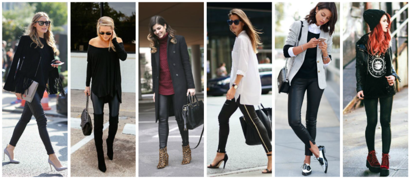 8 Trucos de un fotógrafo de moda para combinar leggins y no verte