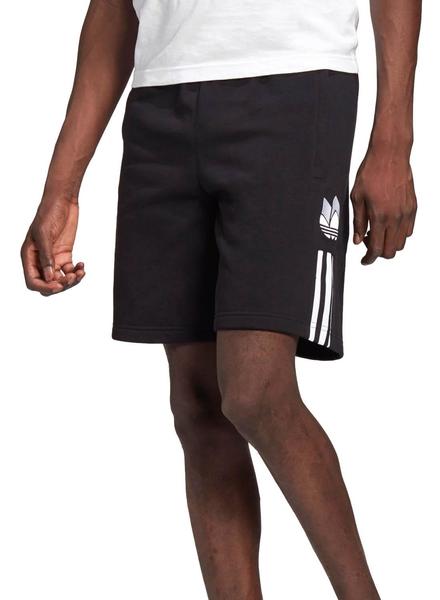 Bermuda Adidas Trefoil Negro Hombre