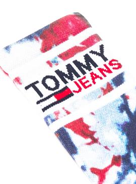 Calcetines Tommy Jeans Tie Dye Azul Marino