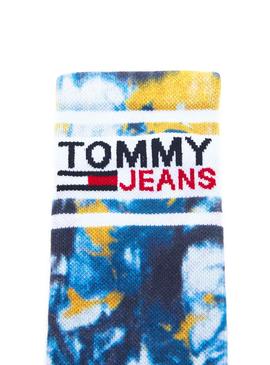 Calcetines Tommy Jeans Tie Dye Azul