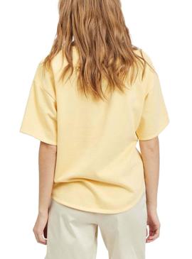 Camiseta Vila Vinami Boat Amarillo Para Mujer