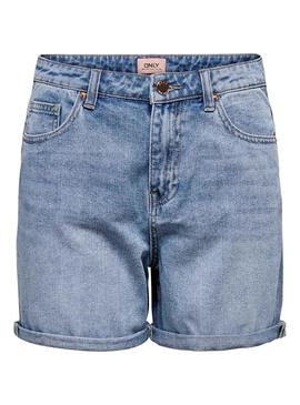 Short Only Phine Azul Para Mujer