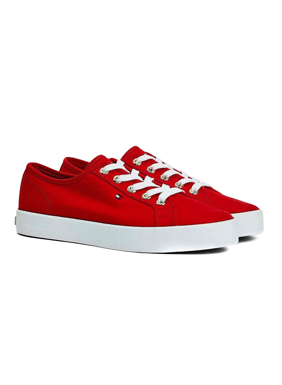 Zapatillas rojas tommy hilfiger hot sale