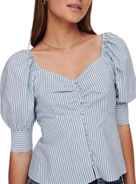 Top Only Betti Life Azul para Mujer