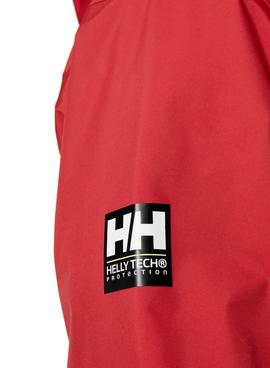 Cazadora Helly Hansen Crew Midlayer Hooded Rojo