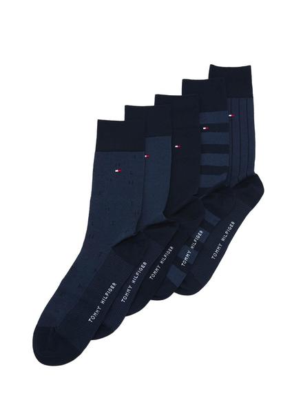Pack5 Calcetines Tommy Hilfiger Marino Para Hombre
