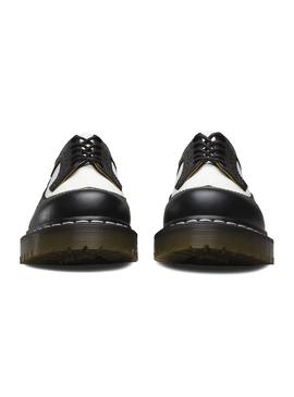 Zapato Dr.Martens Brogue 3989 Smooth Negro-Blanco