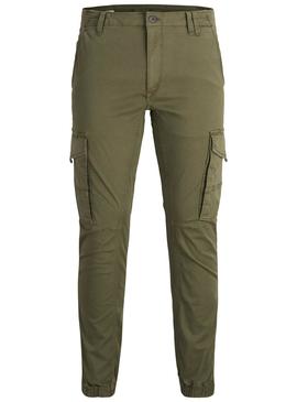 Pantalon Jack and Jones Paul Verde para Hombre