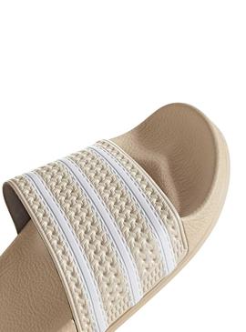 Chanclas Adidas Adilette Beige para Mujer