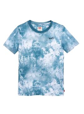 Camiseta Levis Graphic Estampada Azul para Niño