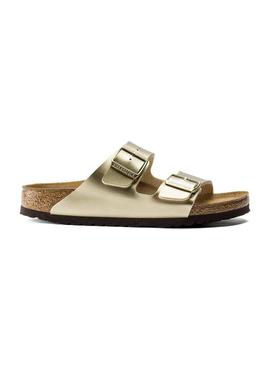 Sandalias Birkenstock Arizona BF gold para mujer