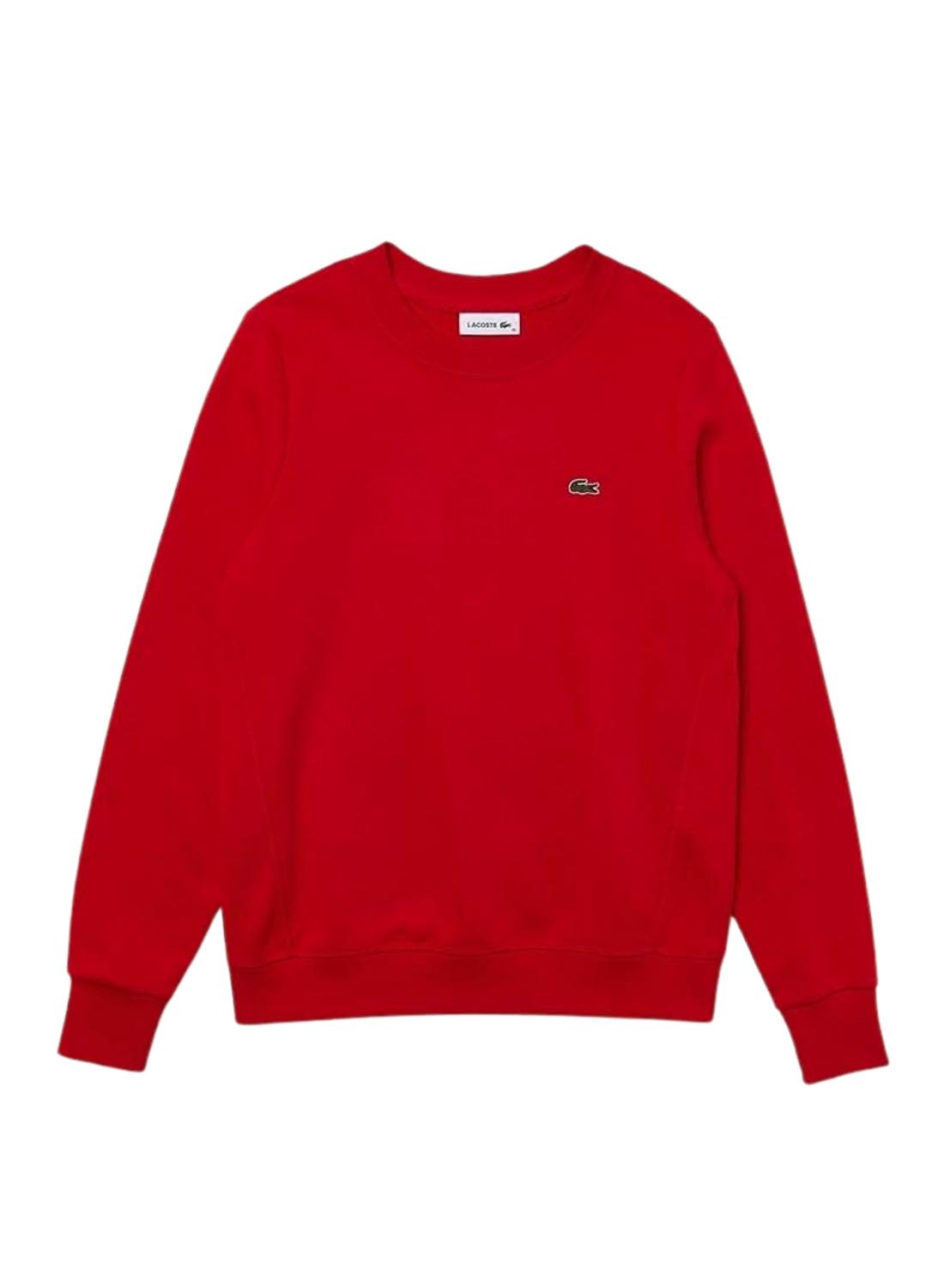 Sudadera roja online lacoste