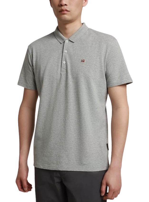 Polo Napapijri Ealis Para Hombre En Blanco