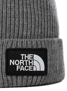 Gorro The North Face Logo Hombre y Mujer Gris