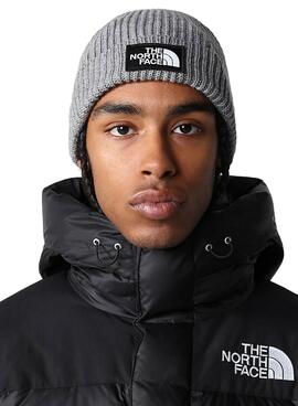 Gorro The North Face Logo Hombre y Mujer Gris