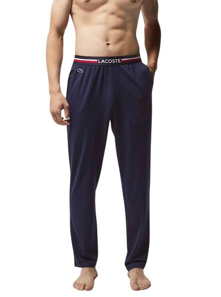 Exclusión símbolo A rayas Pantalón de Pijama Lacoste Tricolor para Hombre