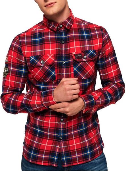 Camisa Para Hombre Vintage Lumberjack Shirt Superdry 52311, CAMISAS