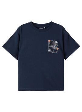 Camiseta Name It Talilone Azul para Niña