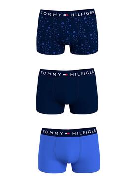 Pack Calzoncillos Tommy Jeans Trunk Azul