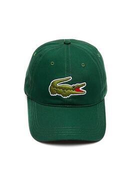 Gorra Lacoste Croco Oversize Verde