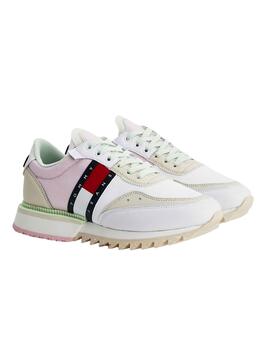 Zapatillas Tommy Jeans Cleated Blanco para Mujer