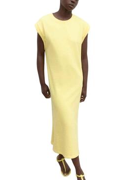 Vestido Ecoalf Essen Amarillo Para Mujer