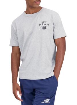 Camiseta New Balance Reimagined Gris para Hombre