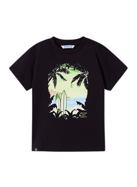 Camiseta Mayoral Paradise Negro para Niño