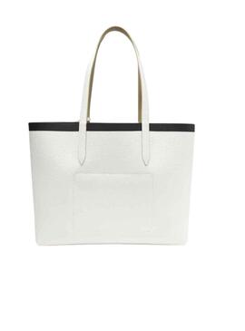 Bolso Lacoste Zipped Beige para Mujer