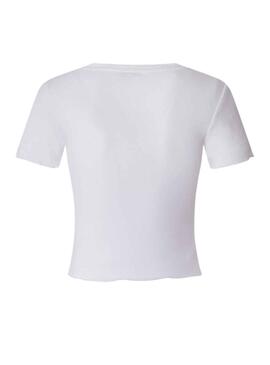 Camiseta Pepe Jeans Cara Blanco para Mujer
