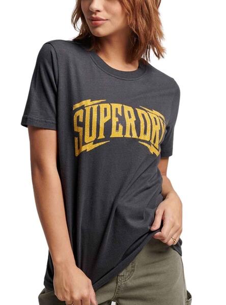 Superdry Camiseta Para Mujer Vintage Floral Scripted Superdry