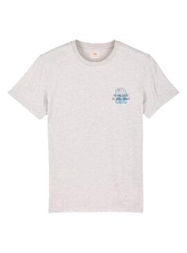 Camiseta Klout No Plastic Gris para Mujer y Hombre