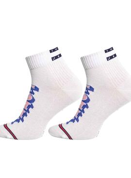 Calcetines Tommy Jeans Quarter Blanco Unisex