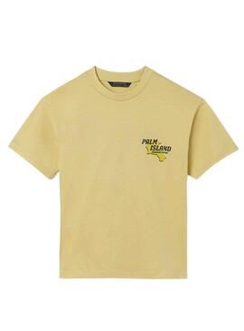 Camiseta Mayoral Palm Island Amarillo para Niño