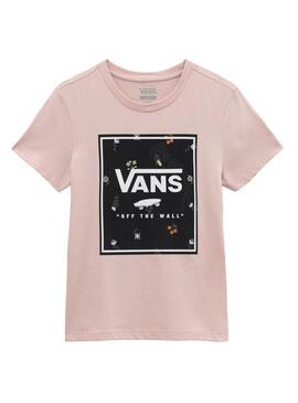 Camiseta Vans Micro Disty Rosa para Mujer