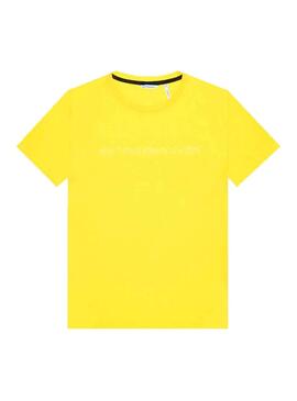 Camiseta Antony Morato Multilogo Amarillo Hombre