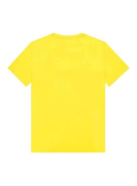 Camiseta Antony Morato Multilogo Amarillo Hombre