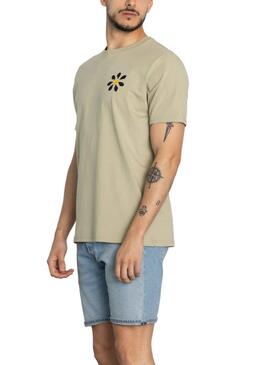 Camiseta Klout Rudbeckia Verde Algodón Orgánico