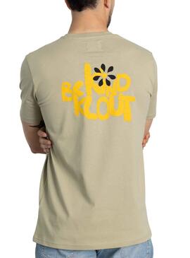 Camiseta Klout Rudbeckia Verde Algodón Orgánico