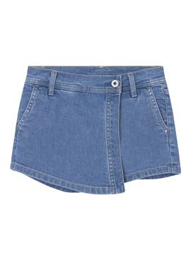 Shorts Pepe Jeans Tammy Jr Azul para Niña