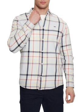 Camisa Tommy Jeans Classic Blanco para Hombre
