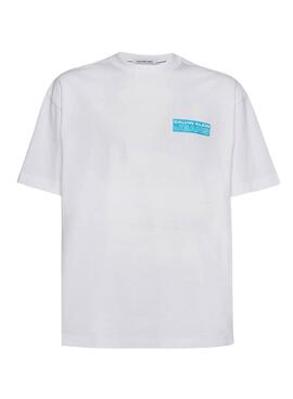 Camiseta Calvin Klein OverLogo Blanco para Hombre