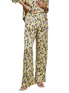 Pantalón Vila Soffy Amarillo para Mujer