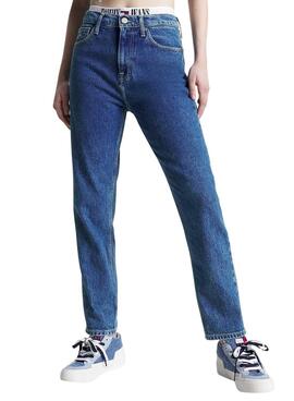 Pantalón Vaquero Tommy Jeans Izzie Azul para Mujer