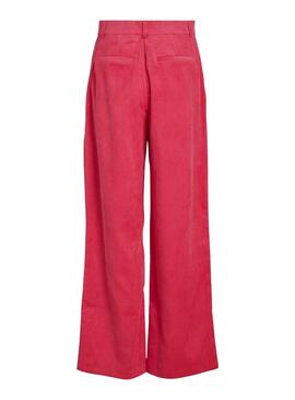 Pantalón Vila Vicourdie Wide Rosa para Mujer