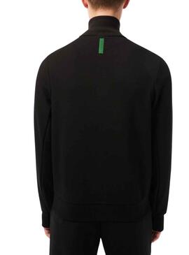 Sudadera Lacoste Cuello Alto Negro para Hombre