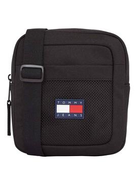 Bolso Tommy Jeans Hybrid Reporter Negro Hombre