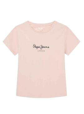 Camiseta Pepe Jeans Wenda Winter Rosa Para Niña