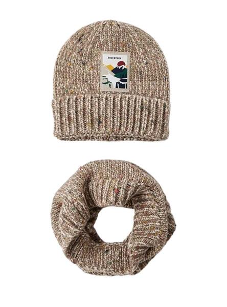 Conjunto Gorro Mayoral Adventure Marr n para Ni o